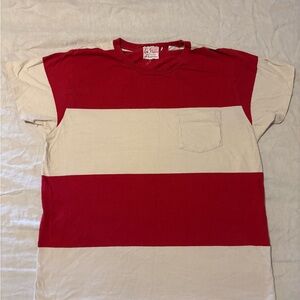 LVC Levi's Vintage Clothing 1950's Sportswear Tee Size Large Stripes XL